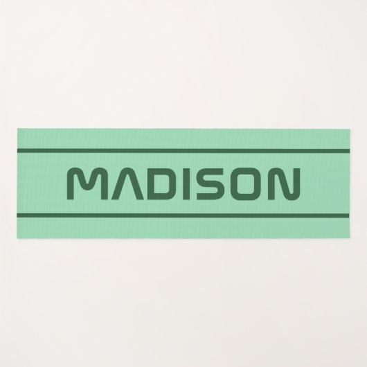 Aangepaste naam en kleur yoga mat (Voorkant (horizontaal))