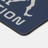 Aangepaste naam en kleur Zombie Evolution-badhandd Bureaumat (Hoek)