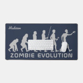 Aangepaste naam en kleur Zombie Evolution-badhandd Bureaumat (Keyboard & Muis)