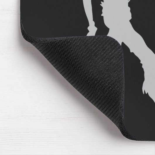 Aangepaste naam en kleur Zombie mousepad Muismat (Hoek)