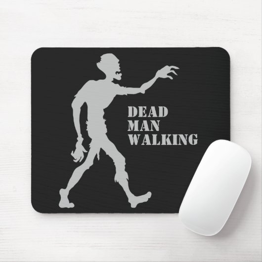 Aangepaste naam en kleur Zombie mousepad Muismat (Met muis)