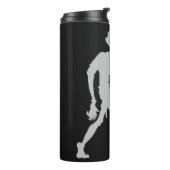 Aangepaste naam en kleur Zombie-tumbler Thermosbeker (Gedraaid links)