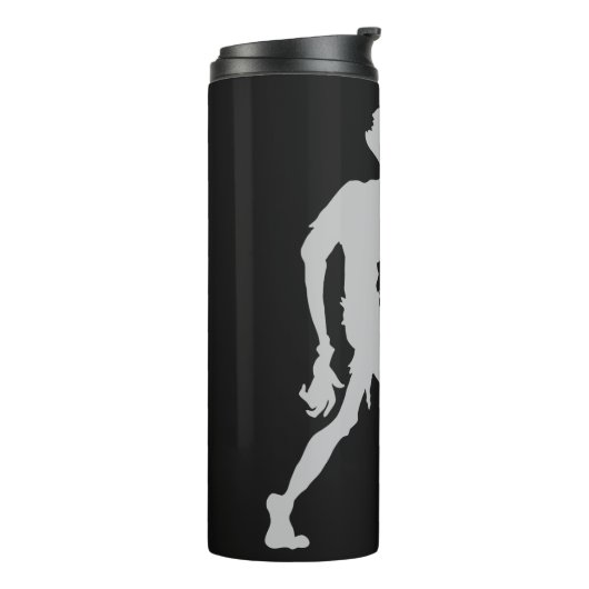 Aangepaste naam en kleur Zombie-tumbler Thermosbeker (Gedraaid links)