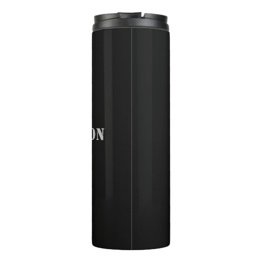 Aangepaste naam en kleur Zombie-tumbler Thermosbeker (Achterkant)