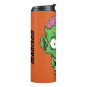 Aangepaste naam en kleur Zombie-tumbler Thermosbeker (Gedraaid links)