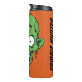 Aangepaste naam en kleur Zombie-tumbler Thermosbeker (Geroteerd rechts)