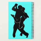 Aangepaste naam en kleuren Planner met Tango Dance (Achterkant)