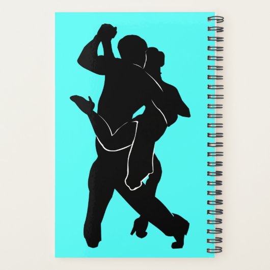 Aangepaste naam en kleuren Planner met Tango Dance (Achterkant)