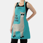 Aangepaste naam en kleurpron voor Cool Llama Schort (Insitu)