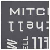 Aangepaste naam en kleurstof stof (Swatch)