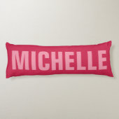 Aangepaste naam en kussen voor kleurenlichaam (Achterkant)