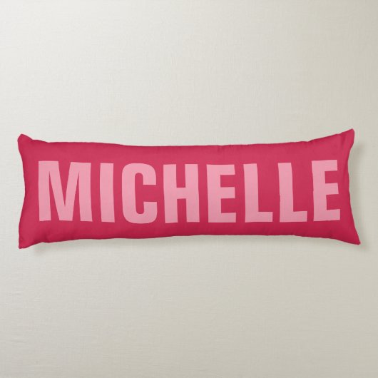 Aangepaste naam en kussen voor kleurenlichaam (Achterkant)