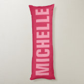 Aangepaste naam en kussen voor kleurenlichaam (Achterkant (Verticaal))
