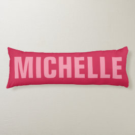 Aangepaste naam en kussen voor kleurenlichaam