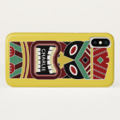 Aangepaste naam en kwestie van kleurentelefoon in Case-Mate iPhone case (Achterkant (horizontaal))