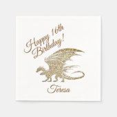 Aangepaste naam en leeftijd Verbazingwekkende Moza Servet (Voorkant)