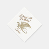 Aangepaste naam en leeftijd Verbazingwekkende Moza Servet (Hoek)