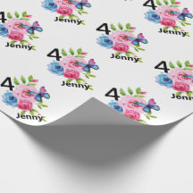 Aangepaste naam en leeftijdscode voor kleine meisj