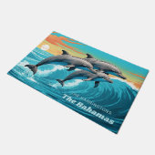 Aangepaste naam en locatie Dolphin Deurmat (Schuin)