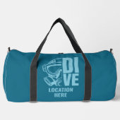 Aangepaste naam en locatie Scuba Diving Plunjezak (Voorkant)