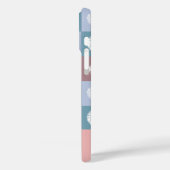 Aangepaste naam en locatie Seashells Patroon Case-Mate iPhone Case (Achterkant / Links)