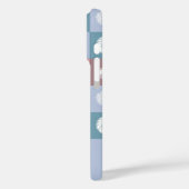 Aangepaste naam en locatie Seashells Patroon Case-Mate iPhone Case (Achterkant / Links)