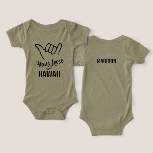 Aangepaste naam en locatie Shaka (Ontwerp Voorkant & Achterkant)