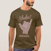 Aangepaste naam en locatie Shaka T-shirt (Voorkant)
