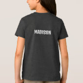 Aangepaste naam en locatie Shaka Tri-Blend Shirt (Achterkant)