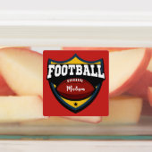 Aangepaste naam en Logo Football kleur Labels (Aangebracht)