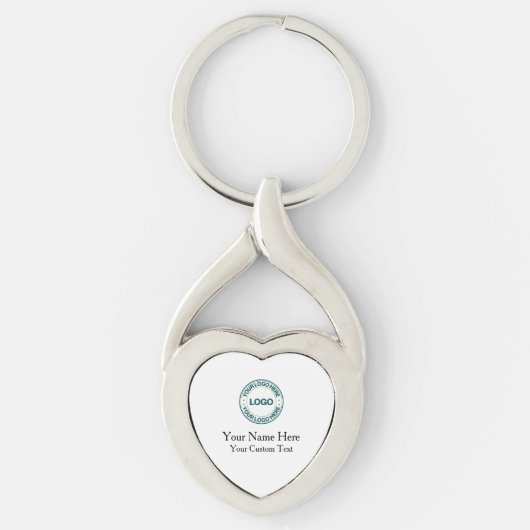 Aangepaste naam en logo sleutelhanger (Voorkant)