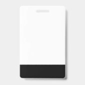Aangepaste naam en merklogo zakelijk badge (Achterkant)