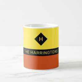 Aangepaste naam en mokken voor monogram