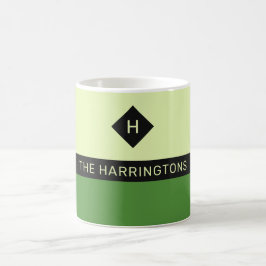 Aangepaste naam en mokken voor monogram