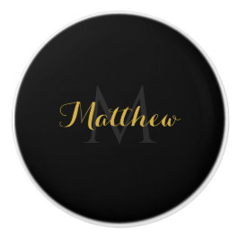 Aangepaste Naam en Monogram Keramische Knop