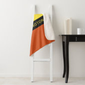 Aangepaste naam en monogram sherpa deken (In situ)