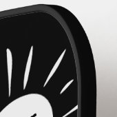 Aangepaste naam en monogram voor het uitzenden van pickleball paddle (Links Detail)