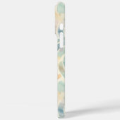 Aangepaste Naam en Monogrammed Waterverf Patroon Case-Mate iPhone Case (Achterkant / Links)