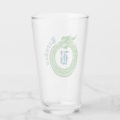 Aangepaste naam en monogrammen Celtic Style Ourobo Glas (Achterkant)
