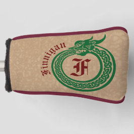 Aangepaste naam en monogrammen Celtic Style Ourobo Golfheadcover