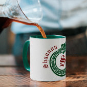 Aangepaste naam en monogrammen Celtic Style Ourobo Mok