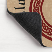 Aangepaste naam en monogrammen Celtic Style Ourobo Muismat (Hoek)