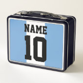 Aangepaste naam en nummer Argentinië vlag (Achterkant)