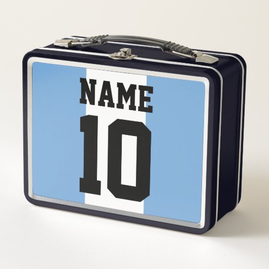 Aangepaste naam en nummer Argentinië vlag (Voorkant)