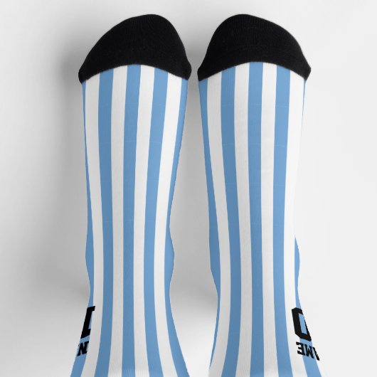 Aangepaste naam en nummer Argentinië vlag Sokken (Top)
