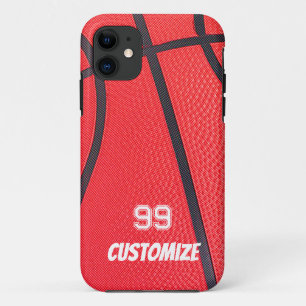 Aangepaste naam en nummer Basketbal Case-Mate iPhone Case
