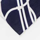 Aangepaste naam en nummer hoofddoekje fleece deken (Hoek)