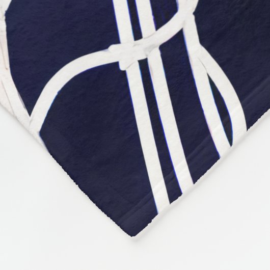 Aangepaste naam en nummer hoofddoekje fleece deken (Hoek)