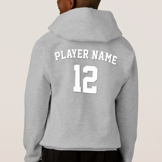 Aangepaste naam en nummer van Basketball-team (Achterkant)