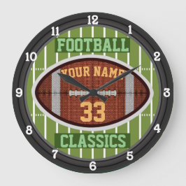 Aangepaste naam en nummer van het Football 3.0 Grote Klok